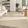 image:imageNourison Home Courtyard Ivory Silver 3 x 5 Oval Area Rug  Easy Clean Non Shedding Bed Room Living Room Dining Room Kitchen 3 x 5 OvalNatural
