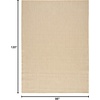 image:imageNourison Home Courtyard Ivory Silver 3 x 5 Oval Area Rug  Easy Clean Non Shedding Bed Room Living Room Dining Room Kitchen 3 x 5 OvalNatural