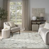 image:imageNourison Home Dekor Grey 53 x 7 Area Rug  Easy Clean Non Shedding Bed Room Living Room Dining Room Kitchen 5 x 7Grey Charcoal