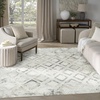 image:imageNourison Home Dekor Grey 53 x 7 Area Rug  Easy Clean Non Shedding Bed Room Living Room Dining Room Kitchen 5 x 7Grey Charcoal