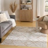 image:imageNourison Home Dekor Grey 53 x 7 Area Rug  Easy Clean Non Shedding Bed Room Living Room Dining Room Kitchen 5 x 7Ivory Beige