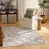 image:imageNourison Home Dekor Grey 53 x 7 Area Rug  Easy Clean Non Shedding Bed Room Living Room Dining Room Kitchen 5 x 7Ivory Taupe