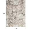 image:imageNourison Home EcoFriendly Ivory Multicolor 53 x 73 Area Rug  Easy Clean Non Shedding Bed Room Living Room Dining Room Kitchen 5 x 7Ivory Multicolor