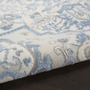 image:imageNourison Home Elation Ivory Brick 2 x 3 Area Rug  Easy Clean Non Shedding Bed Room Living Room Dining Room Kitchen 2 x 3Ivory Blue