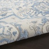 image:imageNourison Home Elation Ivory Brick 2 x 3 Area Rug  Easy Clean Non Shedding Bed Room Living Room Dining Room Kitchen 2 x 3Ivory Blue