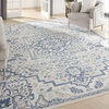 image:imageNourison Home Elation Ivory Brick 2 x 3 Area Rug  Easy Clean Non Shedding Bed Room Living Room Dining Room Kitchen 2 x 3Ivory Blue