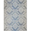 image:imageNourison Home Elation Ivory Grey 2 x 3 Area Rug  Easy Clean Non Shedding Bed Room Living Room Dining Room Kitchen 2 x 3Ivory Blue