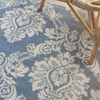 image:imageNourison Home Elation Ivory Grey 2 x 3 Area Rug  Easy Clean Non Shedding Bed Room Living Room Dining Room Kitchen 2 x 3Ivory Blue