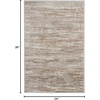 image:imageNourison Home Elation Ivory Grey 2 x 3 Area Rug  Easy Clean Non Shedding Bed Room Living Room Dining Room Kitchen 2 x 3Ivory Grey