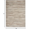 image:imageNourison Home Elation Ivory Grey 2 x 3 Area Rug  Easy Clean Non Shedding Bed Room Living Room Dining Room Kitchen 2 x 3Ivory Grey