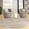 image:imageNourison Home Elation Ivory Grey 2 x 3 Area Rug  Easy Clean Non Shedding Bed Room Living Room Dining Room Kitchen 2 x 3Ivory Grey