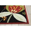 image:imageNourison Home Fantasy Aqua 19 x 29 Area Rug  Easy Clean Non Shedding Bed Room Living Room Dining Room Kitchen 2 x 3Black