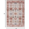 image:imageNourison Home Fulton Beige Multicolor 2 x 3 Area Rug  Easy Clean Non Shedding Bed Room Living Room Dining Room Kitchen 2 x 3Beige Multicolor