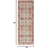 image:imageNourison Home Fulton Beige Multicolor 2 x 3 Area Rug  Easy Clean Non Shedding Bed Room Living Room Dining Room Kitchen 2 x 3Beige Multicolor