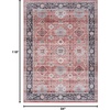 image:imageNourison Home Fulton Beige Multicolor 2 x 3 Area Rug  Easy Clean Non Shedding Bed Room Living Room Dining Room Kitchen 2 x 3Brick