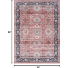 image:imageNourison Home Fulton Beige Multicolor 2 x 3 Area Rug  Easy Clean Non Shedding Bed Room Living Room Dining Room Kitchen 2 x 3Brick