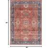 image:imageNourison Home Fulton Beige Multicolor 2 x 3 Area Rug  Easy Clean Non Shedding Bed Room Living Room Dining Room Kitchen 2 x 3Rust