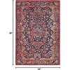image:imageNourison Home Fulton Red 2 x 3 Area Rug  Easy Clean Non Shedding Bed Room Living Room Dining Room Kitchen 2 x 3Red