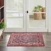 image:imageNourison Home Fulton Red 2 x 3 Area Rug  Easy Clean Non Shedding Bed Room Living Room Dining Room Kitchen 2 x 3Red