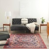 image:imageNourison Home Fulton Red 2 x 3 Area Rug  Easy Clean Non Shedding Bed Room Living Room Dining Room Kitchen 2 x 3Red