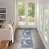 image:imageNourison Home Garden Oasis Natural 3 x 5 Area Rug  Easy Clean Non Shedding Bed Room Living Room Dining Room Kitchen 3 x 5Blue