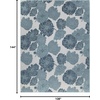 image:imageNourison Home Garden Oasis Natural 3 x 5 Area Rug  Easy Clean Non Shedding Bed Room Living Room Dining Room Kitchen 3 x 5Blue