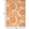 image:imageNourison Home Garden Oasis Natural 3 x 5 Area Rug  Easy Clean Non Shedding Bed Room Living Room Dining Room Kitchen 3 x 5Coral