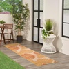 image:imageNourison Home Garden Oasis Natural 3 x 5 Area Rug  Easy Clean Non Shedding Bed Room Living Room Dining Room Kitchen 3 x 5Coral