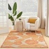 image:imageNourison Home Garden Oasis Natural 3 x 5 Area Rug  Easy Clean Non Shedding Bed Room Living Room Dining Room Kitchen 3 x 5Coral