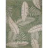 image:imageNourison Home Garden Oasis Navy 3 x 5 Area Rug  Easy Clean Non Shedding Bed Room Living Room Dining Room Kitchen 3 x 5Green Ivory
