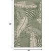 image:imageNourison Home Garden Oasis Navy 3 x 5 Area Rug  Easy Clean Non Shedding Bed Room Living Room Dining Room Kitchen 3 x 5Green Ivory