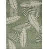 image:imageNourison Home Garden Oasis Navy 3 x 5 Area Rug  Easy Clean Non Shedding Bed Room Living Room Dining Room Kitchen 3 x 5Green Ivory