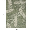 image:imageNourison Home Garden Oasis Navy 3 x 5 Area Rug  Easy Clean Non Shedding Bed Room Living Room Dining Room Kitchen 3 x 5Green Ivory