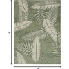 image:imageNourison Home Garden Oasis Navy 3 x 5 Area Rug  Easy Clean Non Shedding Bed Room Living Room Dining Room Kitchen 3 x 5Green Ivory