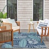 image:imageNourison Home Garden Oasis Navy 3 x 5 Area Rug  Easy Clean Non Shedding Bed Room Living Room Dining Room Kitchen 3 x 5Navy