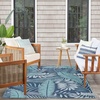image:imageNourison Home Garden Oasis Navy 3 x 5 Area Rug  Easy Clean Non Shedding Bed Room Living Room Dining Room Kitchen 3 x 5Navy
