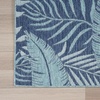image:imageNourison Home Garden Oasis Navy 3 x 5 Area Rug  Easy Clean Non Shedding Bed Room Living Room Dining Room Kitchen 3 x 5Navy