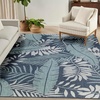 image:imageNourison Home Garden Oasis Navy 3 x 5 Area Rug  Easy Clean Non Shedding Bed Room Living Room Dining Room Kitchen 3 x 5Navy