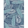 image:imageNourison Home Garden Oasis Navy 3 x 5 Area Rug  Easy Clean Non Shedding Bed Room Living Room Dining Room Kitchen 3 x 5Navy