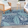 image:imageNourison Home Garden Oasis Navy 3 x 5 Area Rug  Easy Clean Non Shedding Bed Room Living Room Dining Room Kitchen 3 x 5Navy