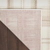 image:imageNourison Home Grafix Red 3 x 5 Area Rug Modern Plaid Bed Room Living Room Dining Room Kitchen Easy Clean Non Shedding 3x5Ivory Beige