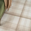 image:imageNourison Home Grafix Red 3 x 5 Area Rug Modern Plaid Bed Room Living Room Dining Room Kitchen Easy Clean Non Shedding 3x5Ivory Beige