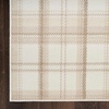 image:imageNourison Home Grafix Red 3 x 5 Area Rug Modern Plaid Bed Room Living Room Dining Room Kitchen Easy Clean Non Shedding 3x5Ivory Beige