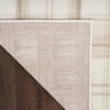 image:imageNourison Home Grafix Red 3 x 5 Area Rug Modern Plaid Bed Room Living Room Dining Room Kitchen Easy Clean Non Shedding 3x5Ivory Beige