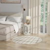 image:imageNourison Home Grafix Red 3 x 5 Area Rug Modern Plaid Bed Room Living Room Dining Room Kitchen Easy Clean Non Shedding 3x5Ivory Beige
