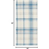 image:imageNourison Home Grafix Red 3 x 5 Area Rug Modern Plaid Bed Room Living Room Dining Room Kitchen Easy Clean Non Shedding 3x5Ivory Blue