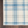 image:imageNourison Home Grafix Red 3 x 5 Area Rug Modern Plaid Bed Room Living Room Dining Room Kitchen Easy Clean Non Shedding 3x5Ivory Blue