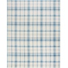 image:imageNourison Home Grafix Red 3 x 5 Area Rug Modern Plaid Bed Room Living Room Dining Room Kitchen Easy Clean Non Shedding 3x5Ivory Blue