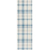 image:imageNourison Home Grafix Red 3 x 5 Area Rug Modern Plaid Bed Room Living Room Dining Room Kitchen Easy Clean Non Shedding 3x5Ivory Blue