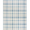 image:imageNourison Home Grafix Red 3 x 5 Area Rug Modern Plaid Bed Room Living Room Dining Room Kitchen Easy Clean Non Shedding 3x5Ivory Blue